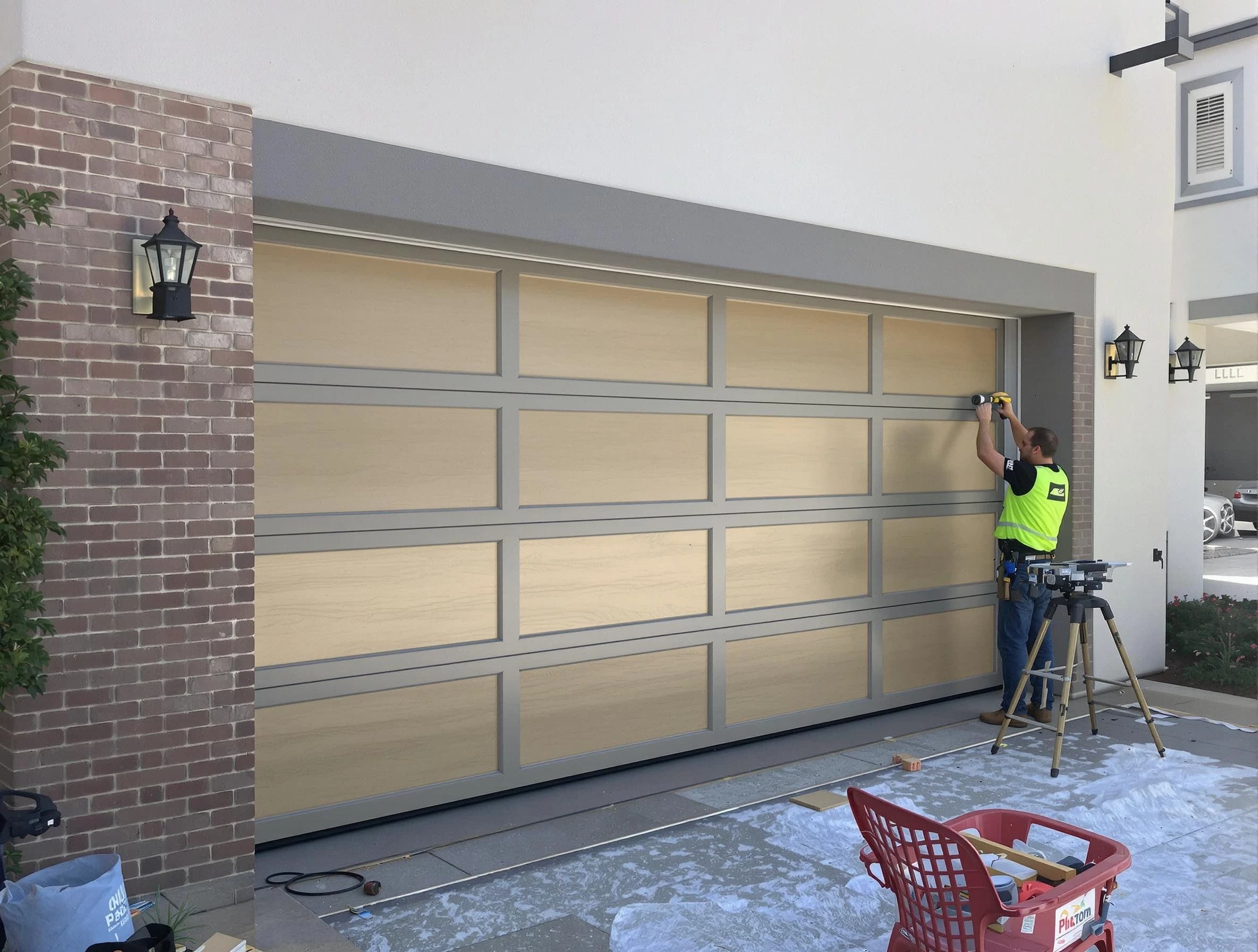 Garage door replacement service by Petersburg Garage Door Repair in Petersburg