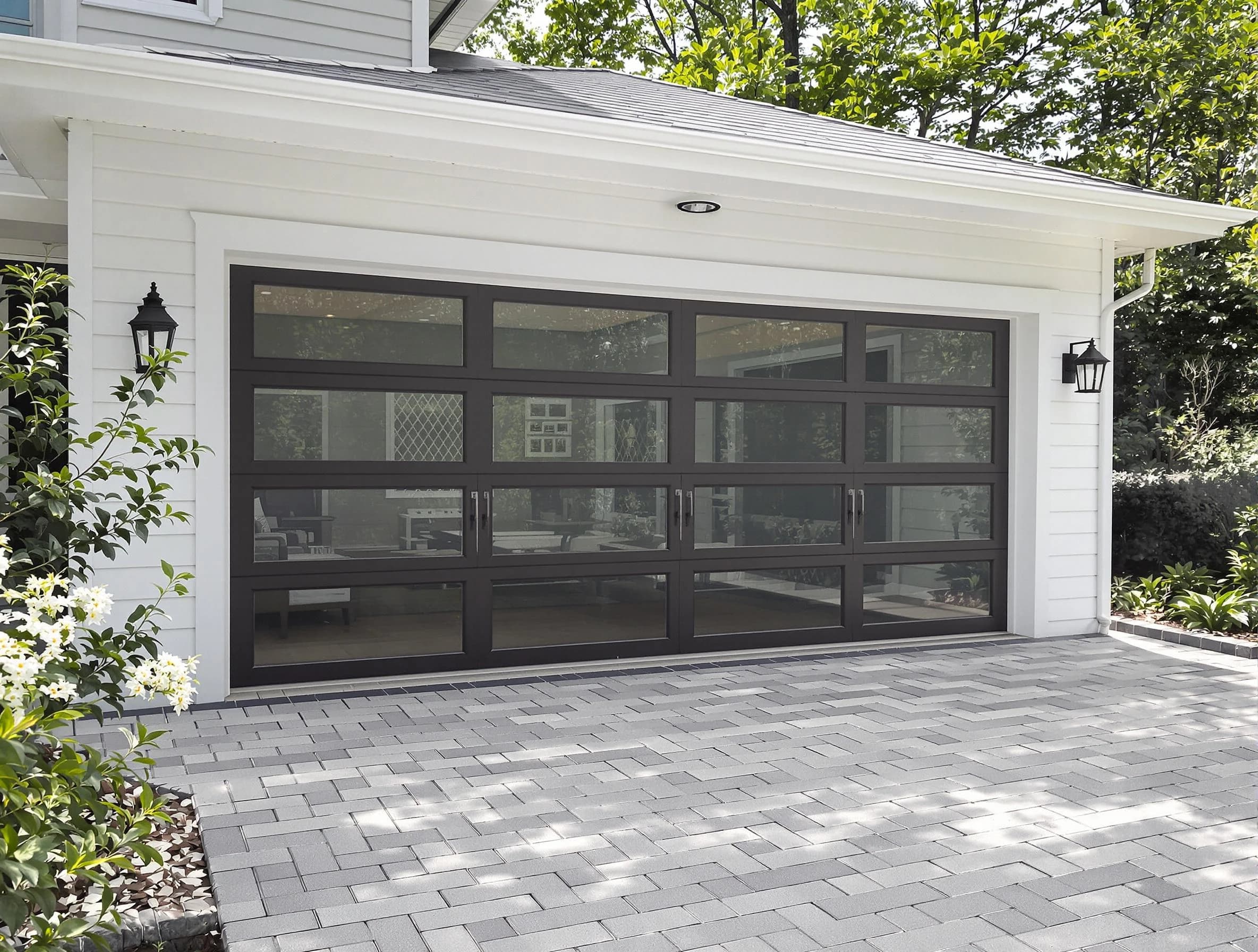 Petersburg Garage Door Repair design specialist presenting custom garage door options to Petersburg homeowner
