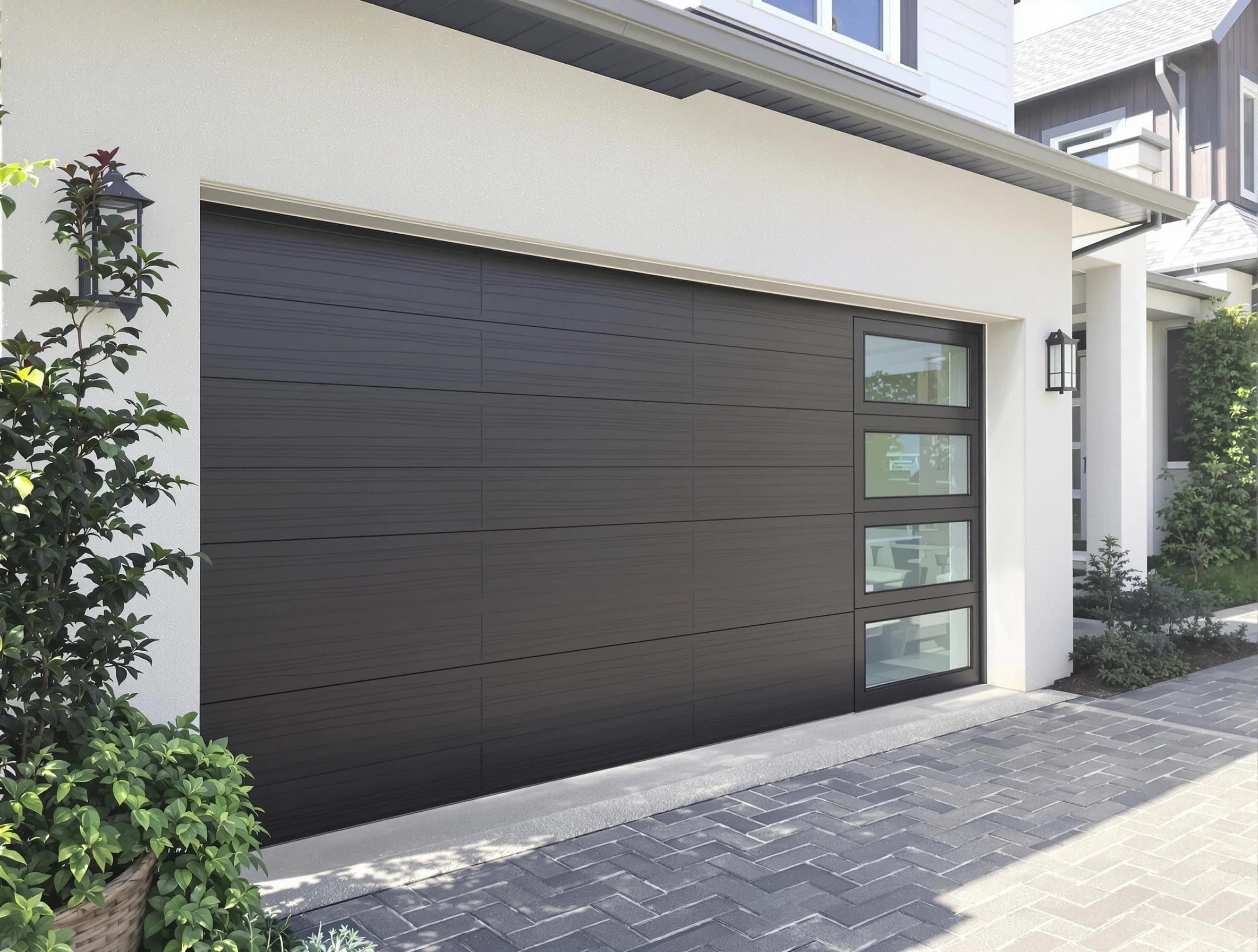 Custom garage door installation by Petersburg Garage Door Repair in Petersburg