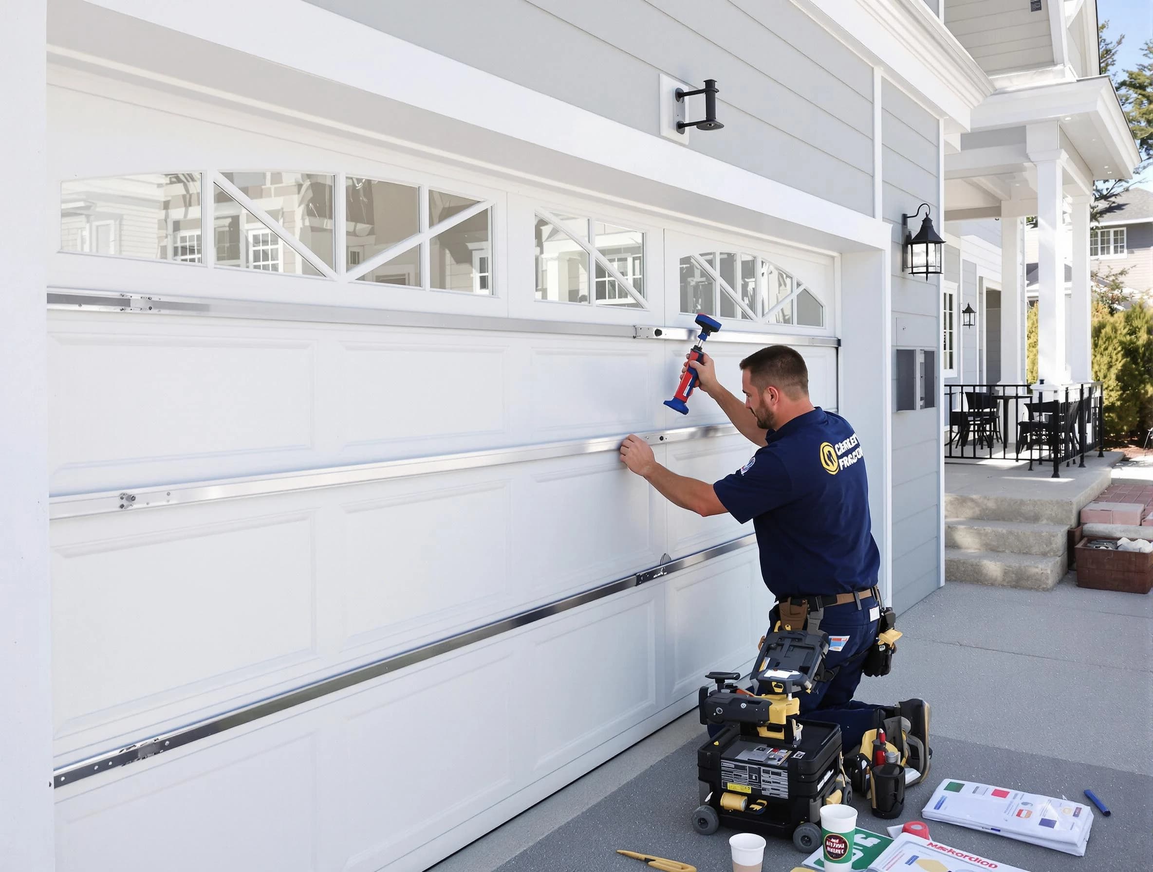 Professional garage door installation by Petersburg Garage Door Repair in Petersburg