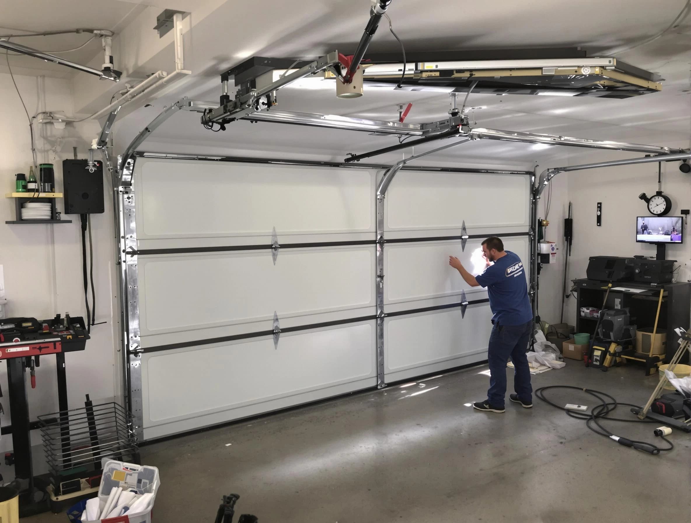 Professional garage door repair service by Petersburg Garage Door Repair in Petersburg