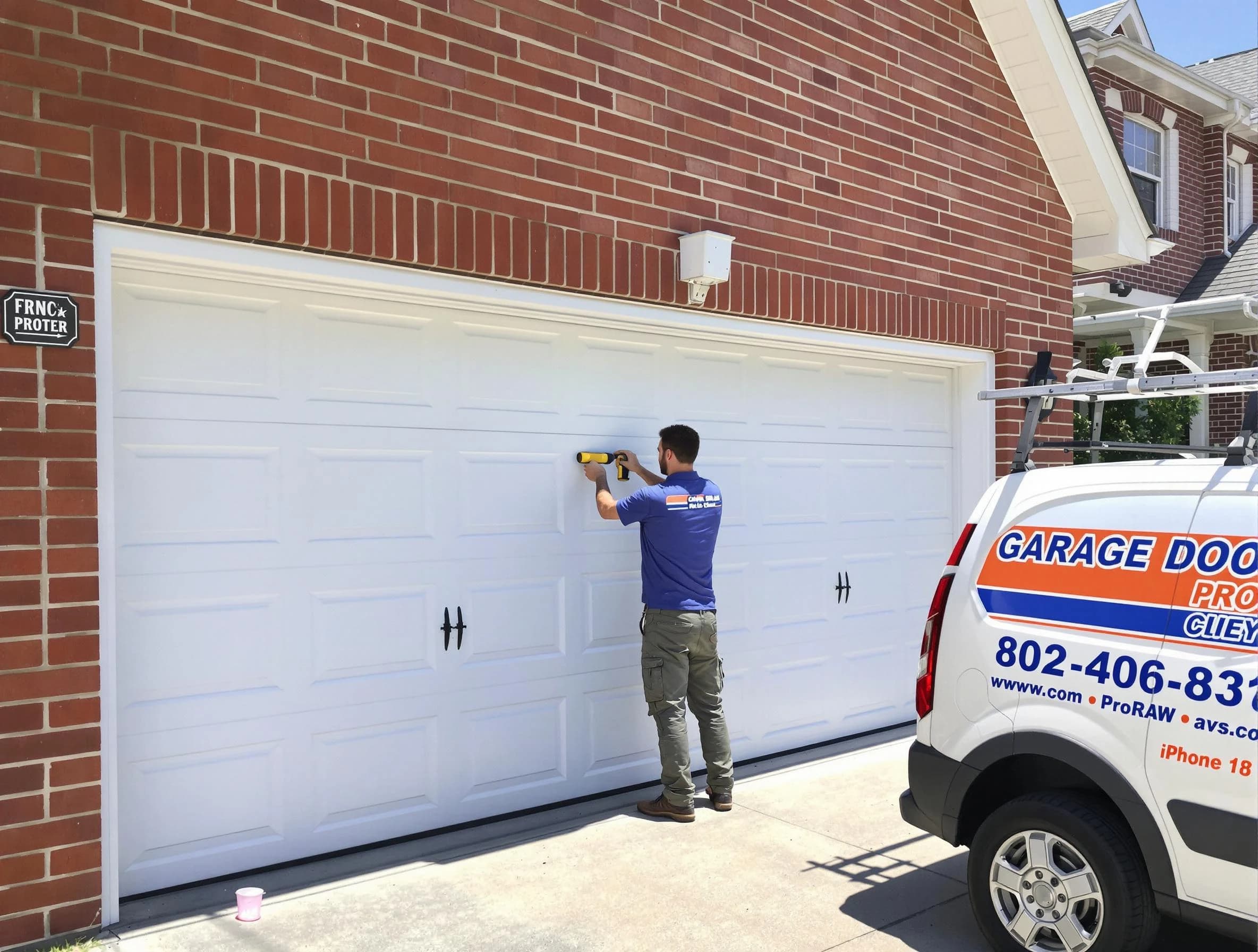 Local garage door repair service by Petersburg Garage Door Repair in Petersburg
