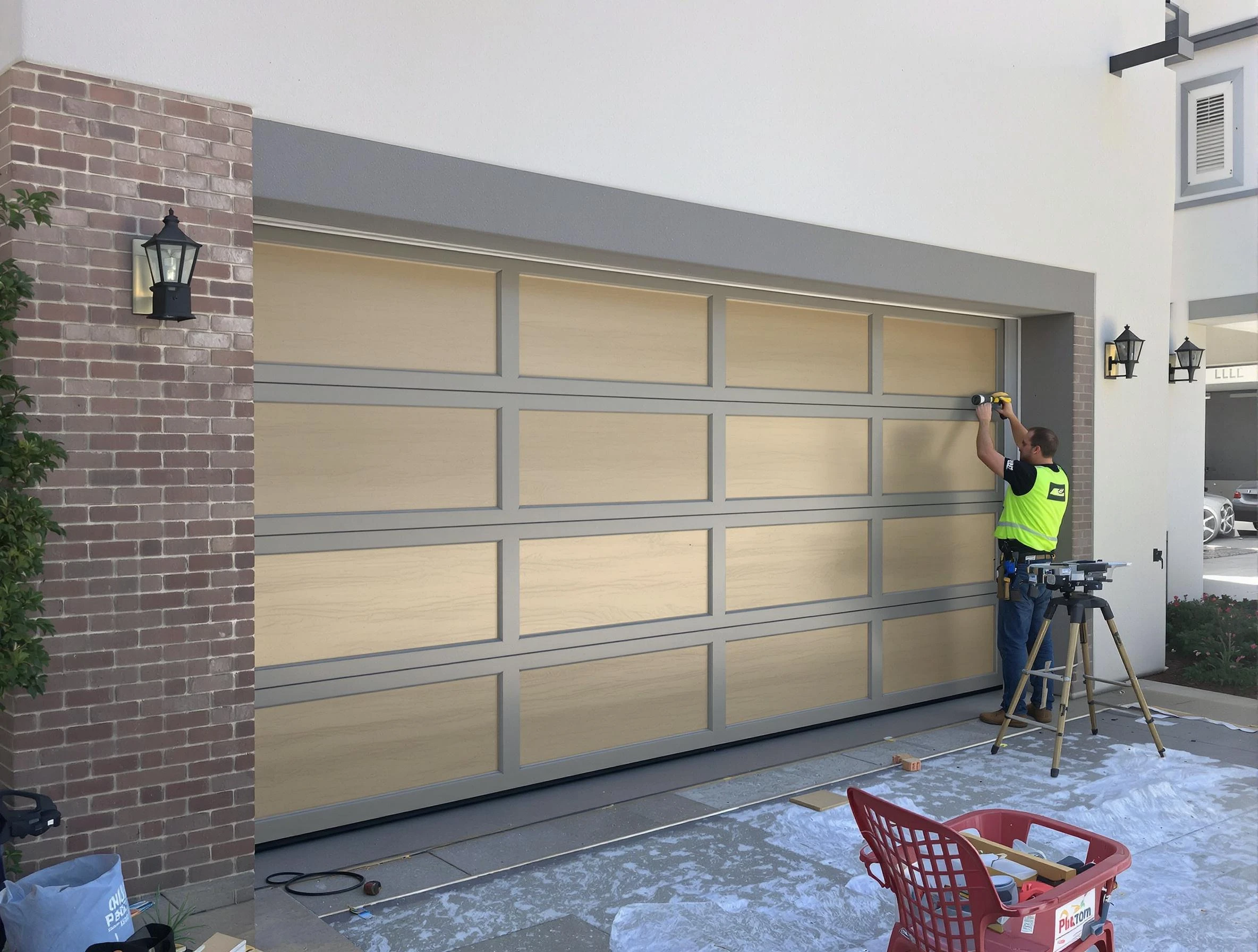 Garage door replacement service by Petersburg Garage Door Repair in Petersburg