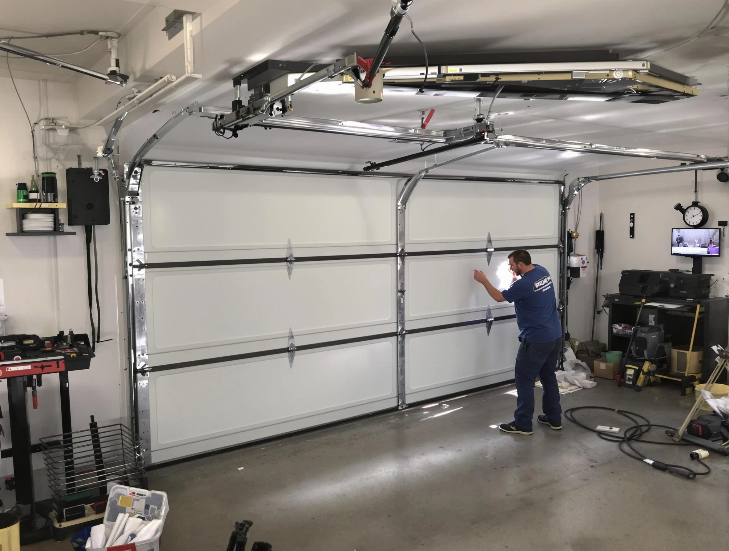 Professional garage door repair service by Petersburg Garage Door Repair in Petersburg